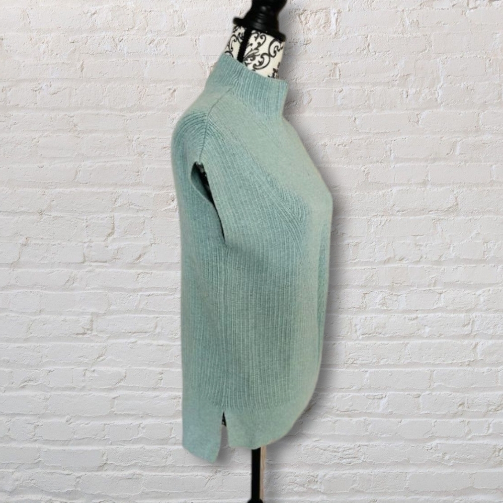 Banana Republic Light Green Mock Turtleneck Sweater | Size XS - Picture 6 of 11
